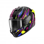 Shark D-skwal 3 FAWN bukósisak fekete-rózsaszín-sárga Shark D-skwal 3 FAWN bukósisak fekete-rózsaszín-sárga